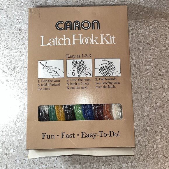 Caron Christmas Nativity Scene Latch Hook Rug Kit 27 X 20 Craft 1978 Jesus Lamb - Picture 7 of 9